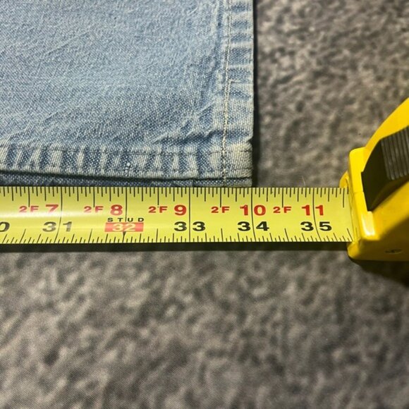 Vintage 70s Levi's Strauss Jeans 31x34 Light Blue Straight Flare Western - Picture 16 of 16